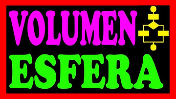 Algoritmo para calcular el volumen de una esfera