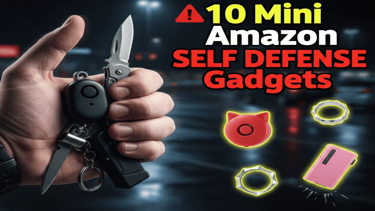 10 MINI AMAZON SELF DEFENSE GADGETS THAT SHOCK ATTACKERS