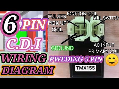 6 PINS CDI WIRING DIAGRAM - YouTube