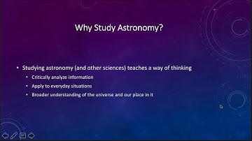 Lesson 1 - Lecture 1 - Science and Astronomy - 2020 - OpenStax