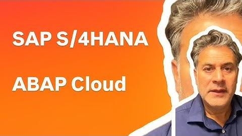 SAP S/4HANA ABAP Cloud