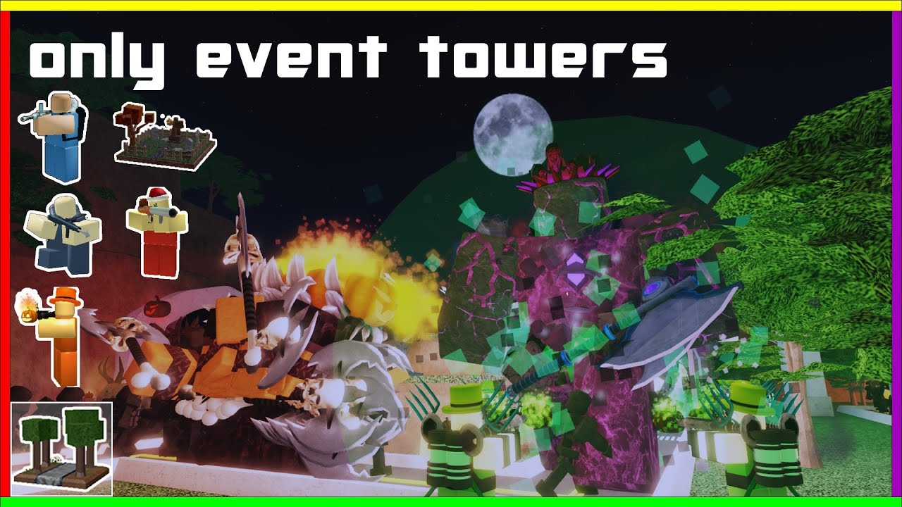 EVENT TOWERS ONLY - Tower Defense Simulator [Roblox] 