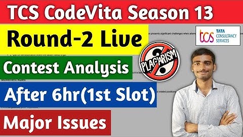Codevita Round-2 contest analysis after slot-1 | Important Lessons #tcs #tcscodevita