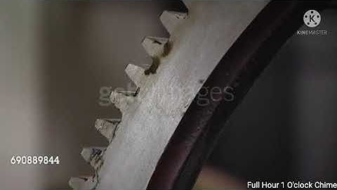 Big Ben Clock Mechanism Half Hour and Full hour 1 O