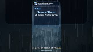 Severe Storm: Gulf of America from West End of Seven Mile | Official Alert #Shorts