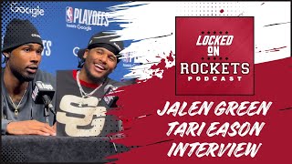 Jalen Green & Tari Eason | Postgame Houston Rockets Vs Golden State Warriors | 2025 NBA Playoffs
