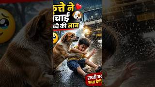 “कुत्ते ने बचाई बच्चे की जान 🥺🐶” #emotionalstory #kidsstory #friendshipstory #moralstory