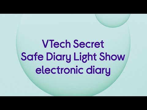 VTech Secret Safe Diary Light Show - Product Overview