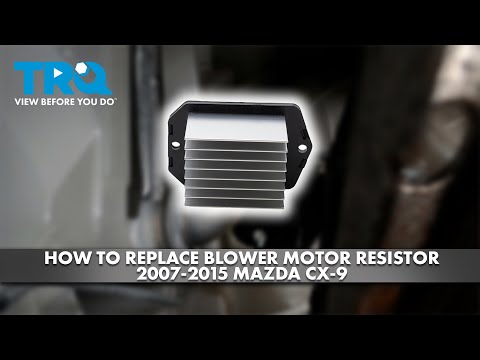 How to Replace Blower Motor Resistor 2007-2015 Mazda CX-9