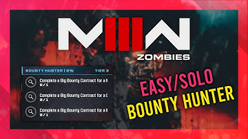 Bounty Hunter (Act 2 Tier 3) | MW3 Zombies GUIDE | Quick/Solo | MWZ Mission Tutorial