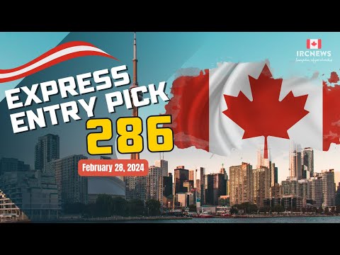 Express Entry Pick bearing Intake number 286 on February 28, 2024 under General
