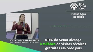 ATeG do Senar alcança 4 milhões de visitas técnicas gratuitas em todo país