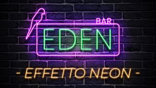 Effetto Neon con photoshop