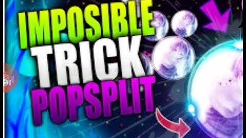 BLOB/FIRST TRICKSPLIT POPSPLIT 99%IMPOSSIBLE CLASSY VS AGAR.MICK,INSANE DOUBLESPLIT AGAR.IO