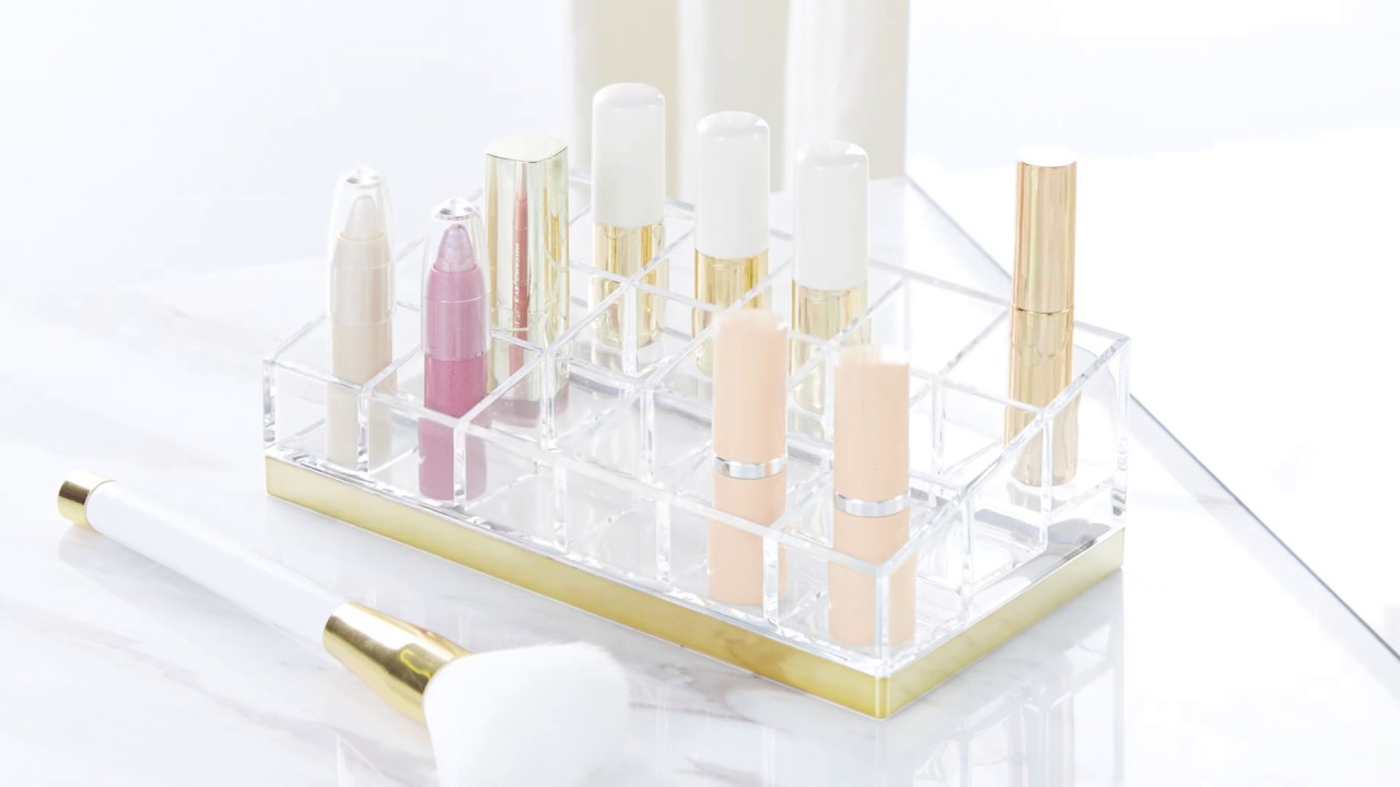 Plastic Makeup Organizer for Bathroom Countertops and more! - mDesign
