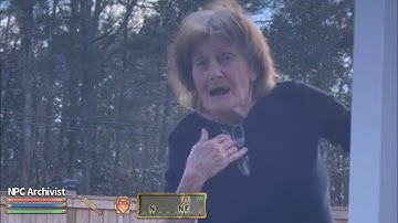 Aggressive NPC Neighbor Confronts Player | Oblivion NPC