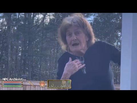 Aggressive NPC Neighbor Confronts Player | Oblivion NPC