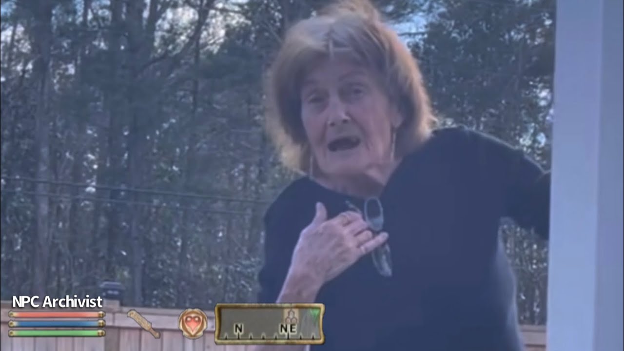 Aggressive NPC Neighbor Confronts Player | Oblivion NPC