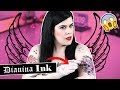 Dianina INK | Quería SER como Kat Von D... pero NO contaba con ESTO🤣 | TATUAJES temporales a prueba