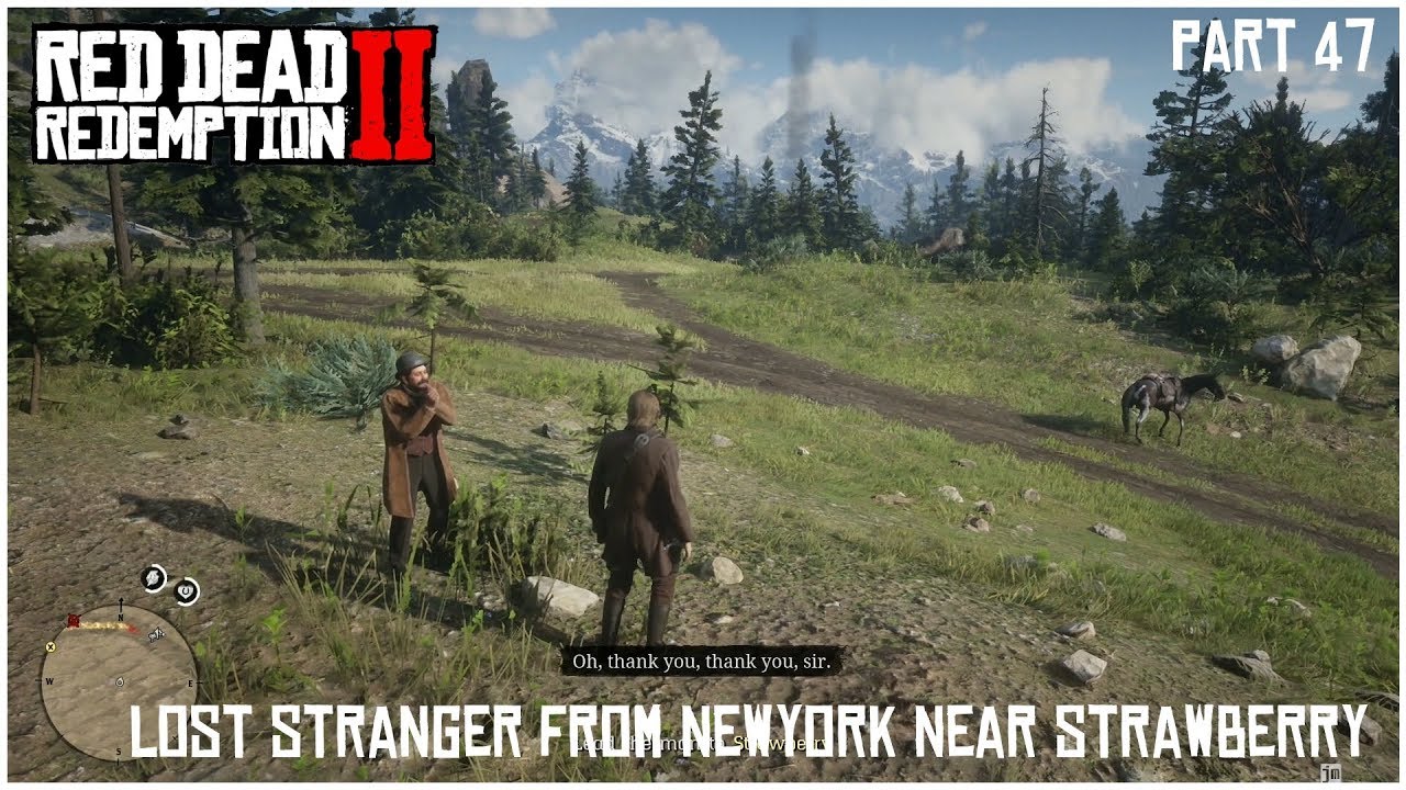 Red Dead Redemption 2 Lost Stranger From New York Encounter Part