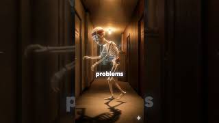 what happens if you sleep 18 hours a day? 120 fps edit #invisible #skeleton #skeletonshorts #ai #wh