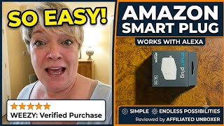 Amazon Smart Plug, Works with Alexa, Simple Setup, Endless Possibilities