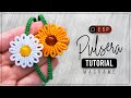 Pulsera Flor » 🌻 tutorial | como hacer pulsera con flor de hilo | diy ● Macrame #207