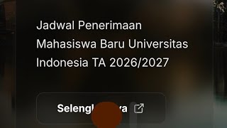School Tutorial for UI PPKB Registration