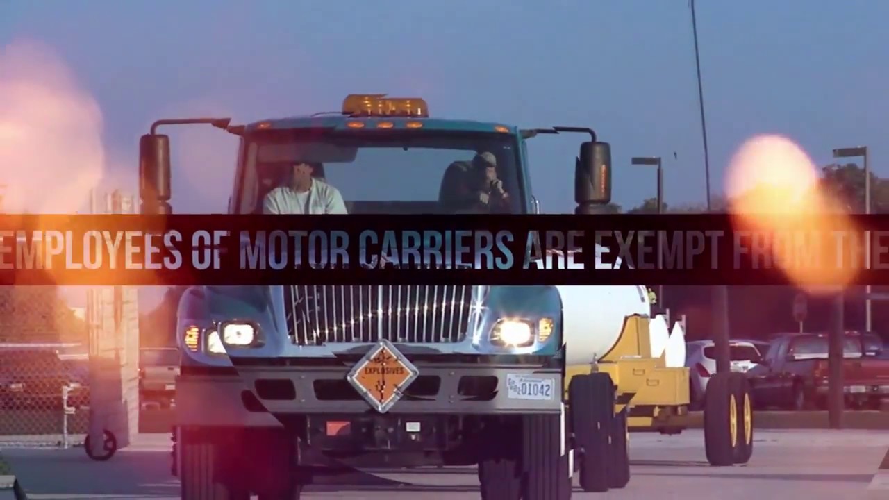 Motor Carrier Exemption under the Fair Labor Standards Act YouTube