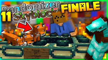 Minecraft Skyblock Randomizer Finale!