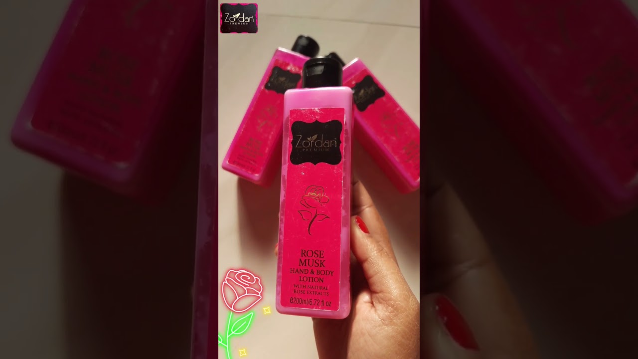 ZORDAN PREMIUM ROSE MUSK HAND& BODY LOTION 