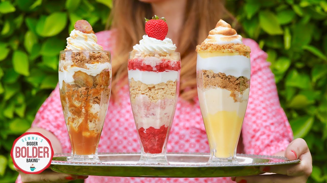 How To Make 3 Outrageous Ice Cream Sundaes Bigger Bolder Baking Youtube