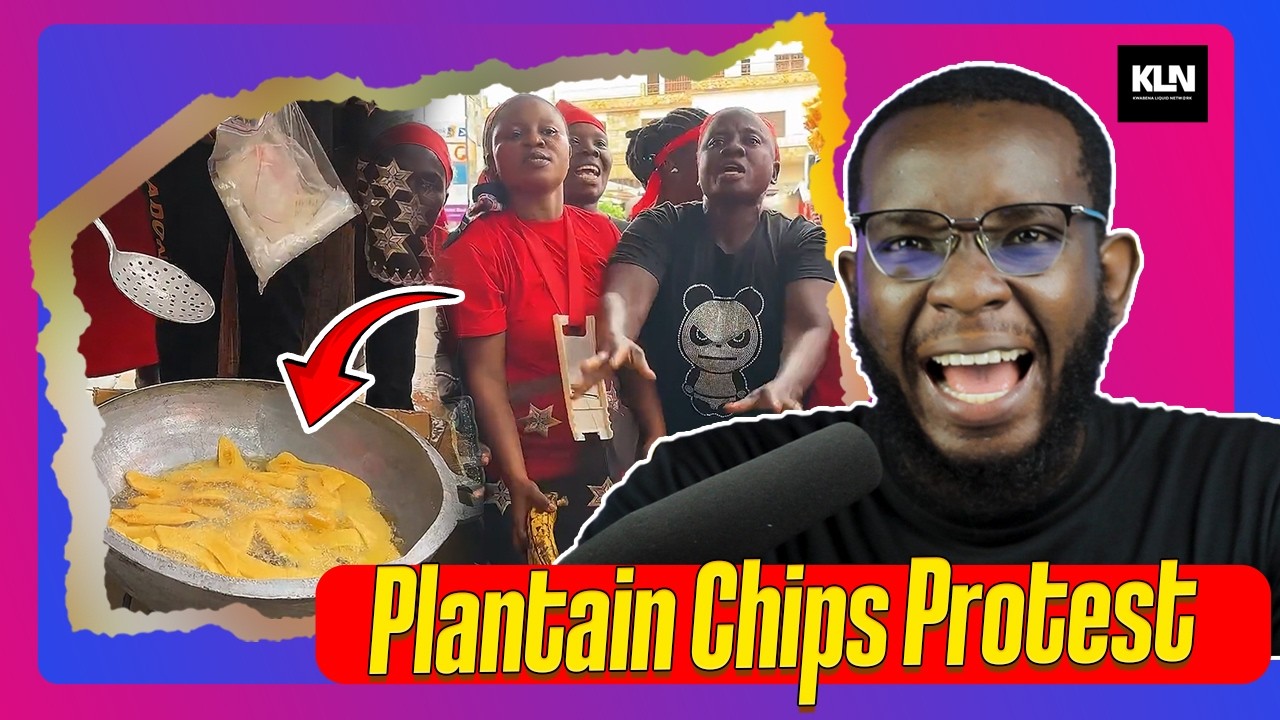 Plantain Chips Sellers Vex!!  Protest Over False Claims Affecting Their Business