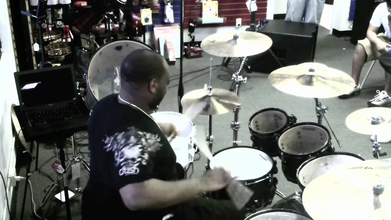 Crush Drums BRENT EASTON Drum Solo YouTube