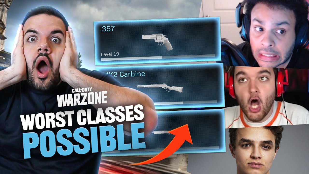 Warzone, but we made the *WORST* classes possible...