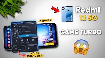 Enable game turbo with voice changer in redmi 12 5g || How to enable game turbo in redmi 12 5g