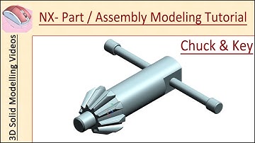 🔖 Chuck and Key ||  Siemens NX Tutorial