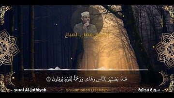 سورة الجاثية كاملة | القارئ الشيخ رمضان الصباغ ، تلاوة في قمة الإبداع والروعة ❤️