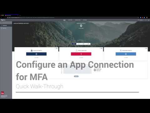 How to Configure an App Connection with MFA