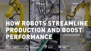 FANUC Robots in the pharma industry | DEMO S.A. Case Study
