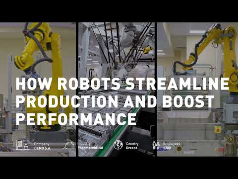 FANUC Robots in the pharma industry | FANUC & DEMO S.A.