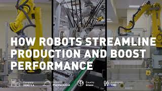 FANUC Robots streamline production & boost performance in the pharma industry | FANUC & DEMO S.A.