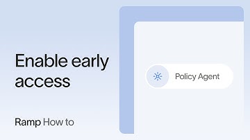 Introductie van de beleidsagent van Ramp en het mogelijk maken van vroege toegang