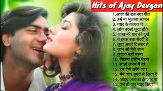 Bollywood Ajay Devgan top Old 90shits Song 💘 romantic love song 🎀 evergreen old Hindi songs 💞🥀🌼🎻🎶🎵❤️