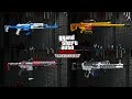 Toutes les armes amliores mk2  camouflages dbloqus  gta 5 online