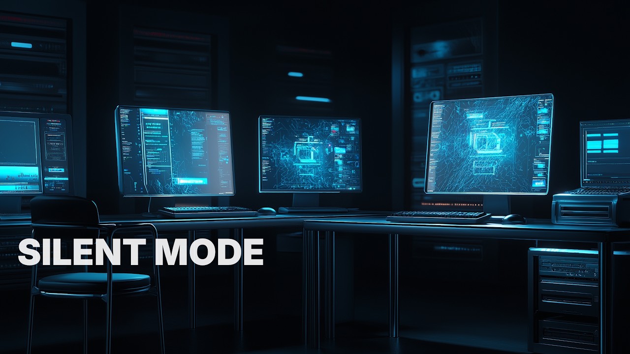 Silent Digital Room | Silent Bitrate | Minimal Coding Ambience | Deep Work Music [No Ads]