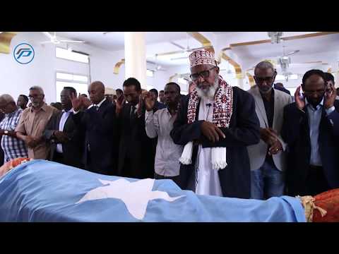 Wasiirki Hore Arimaha Dibada Soomaaliya Xuseen Ceelaba Faahiye Oo Aas Qaran Loogu Sameeyay Muqdisho.