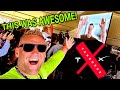 I Crashed The Biggest TESLA Party In The World! 😎