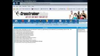 Online fitness Software Review of Crosstrainer.ca screenshot 4