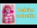 TUTORIAL muñeca bebita calcetin, manualilolis video- 1
